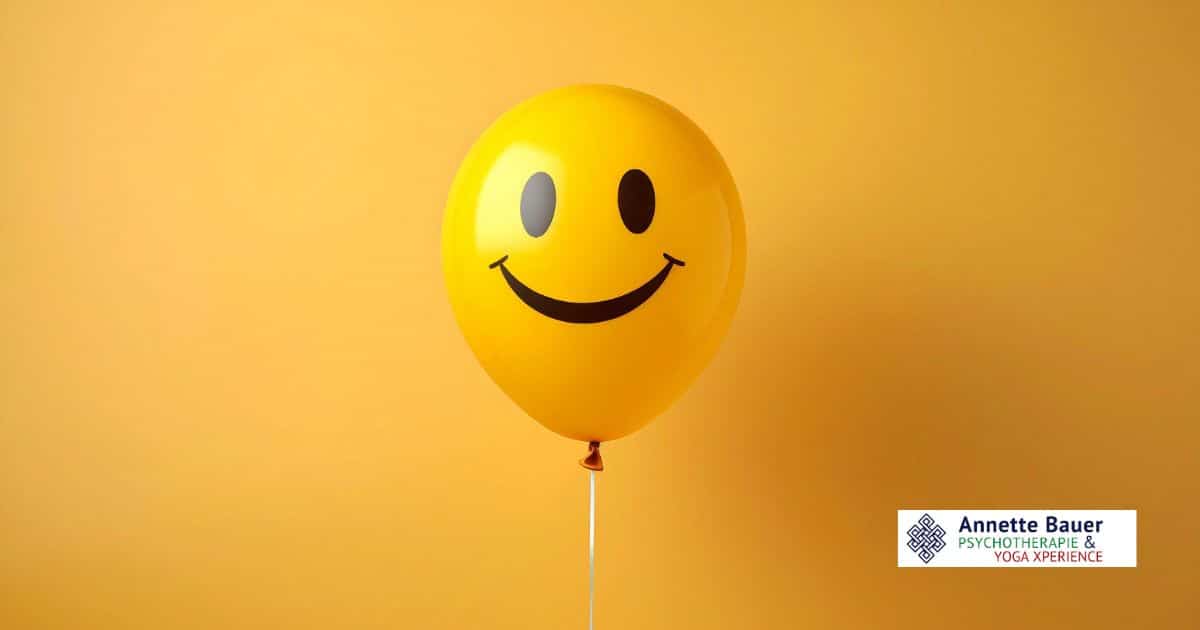 Ballon, Smiley, Glück wie möchtest du leben? Annette Bauer Yoga Xperience